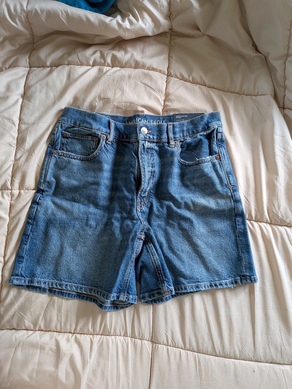 American Eagle Outfitters Blue Denim Jean Shorts